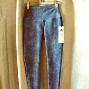 Denim Acid Wash Leggings